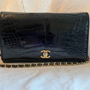 Chanel Black Crocodile Bag